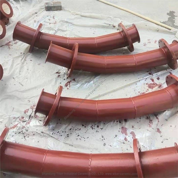 Wear-resistant Ceramic Lined Pipe Fitting