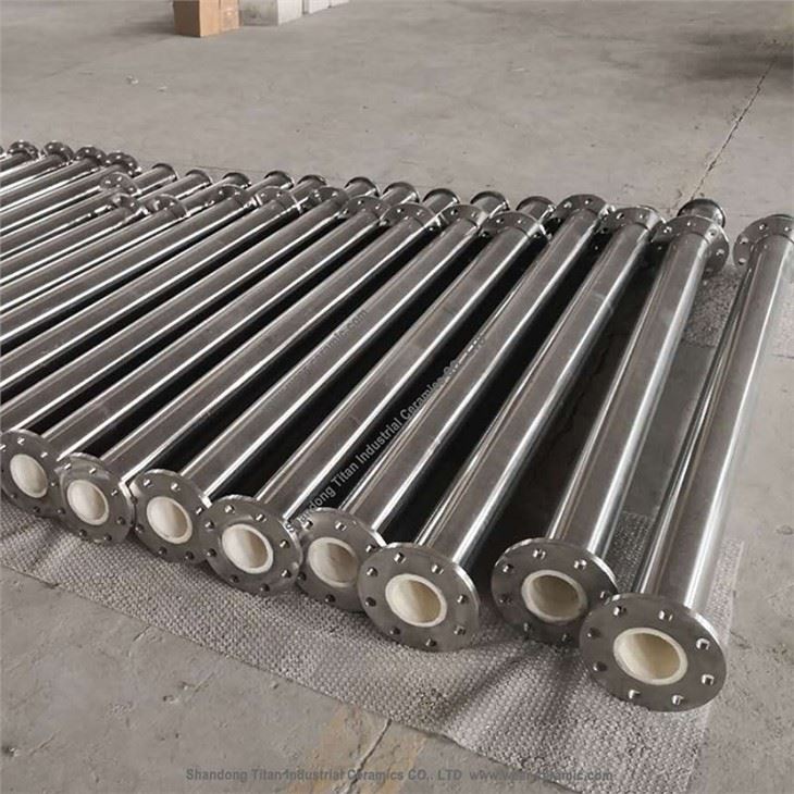 Wear-resistant Ceramic Lined Pipe Fitting